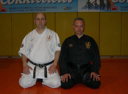 Shihan Francesco Cuzzocrea e Antonio Fazio