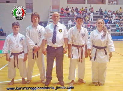 KARATE. Ottima performance degli allievi della "Seigokan Italia" alla finale del Campionato italiano di Kate e Kumite