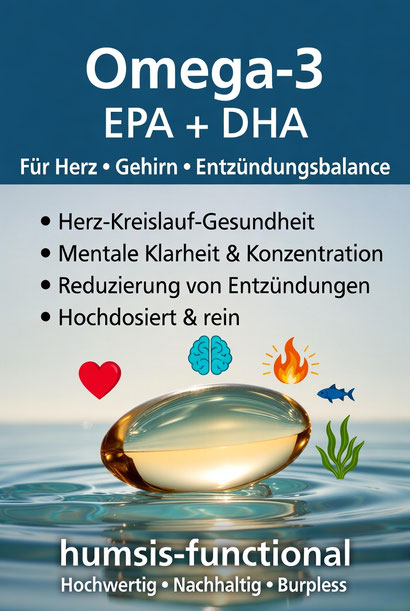 Hochwertiges Omega 3 Öl - KI generiert