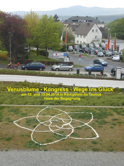 Venusblume auf dem Kongress - Wege ins Glück - April 2014