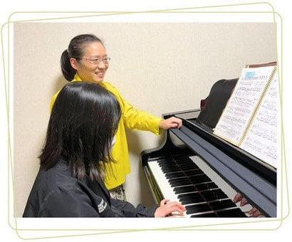 神戸市西区 和田なおみピアノ教室の理念 レッスン風景画像