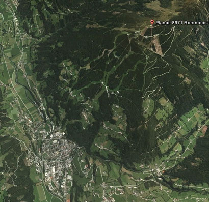 Planai in Google Earth