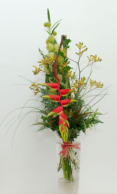 Blumenstrauß mit Heliconia