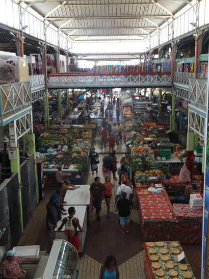 Die Markthalle von Papeete