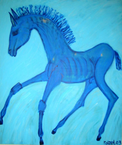  FOAL  2003 acrylic  canvas  140 x 120 cm