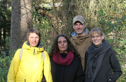 Das Betreuer-Team der NAJU-Gruppe: (v. l.) Julia Desler, Charlotte Böhnert, Thorben Schmidt und Meike Hünker.