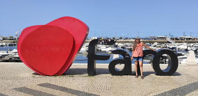 im Hafen von Faro (Portugal)