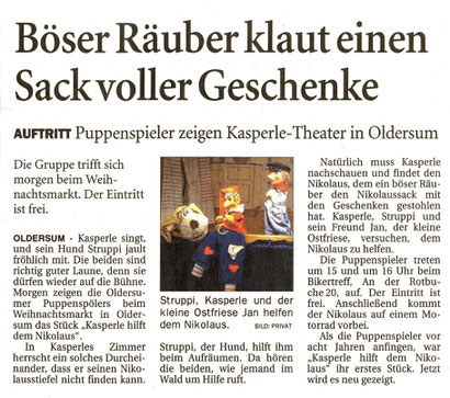 Ostfriesen-Zeitung v. 5.12.2015