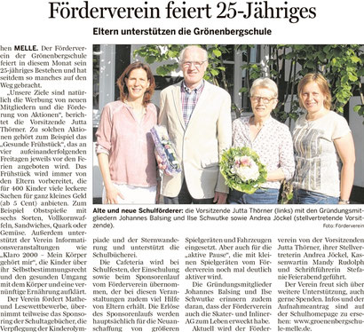 25 Jahre Förderverein