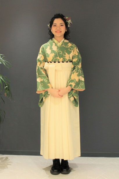 卒業式は袴で
