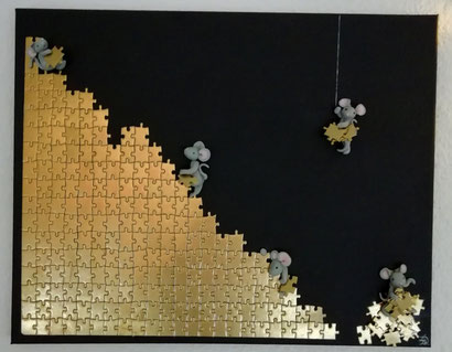 Toile (0cm x 70cm - Une envie de puzzle
