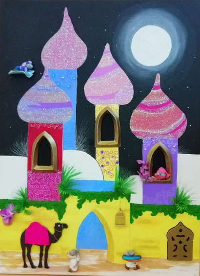 Toile 50cm x 70cm - Le palais oriental