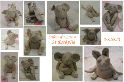 Animation "souris en platre" - Salon St Estèphe 2013