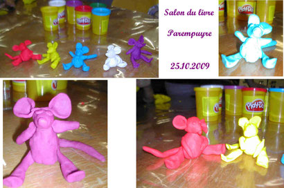 Animation "souris en pâte à modeler"- Parempuyre 2009