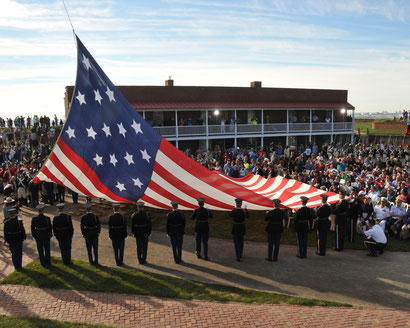 COAST GUARD: BY DAWN'S EARLY LIGHT CEREMONY AT FORT MCHENRY