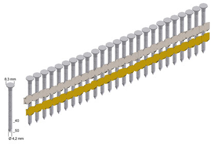 Ankernägel 25° Modell ANK 40-50