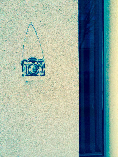 Street-Art Fotoapparat, J.v.Troschke 2014