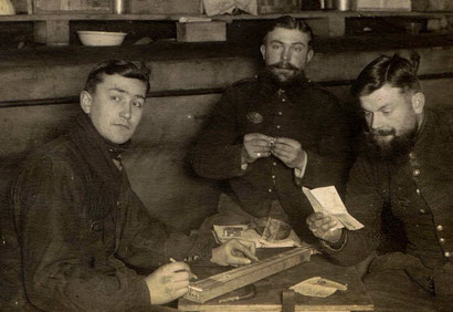 épinette de facture amateur, camp de Königsbrück, Français en Allemagne, 1914-1918