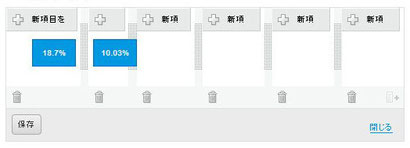 Jimdoカラム　セルの幅調整もカンタン