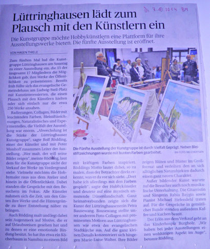 Vernissage Kunstgruppe Lüttringhausen