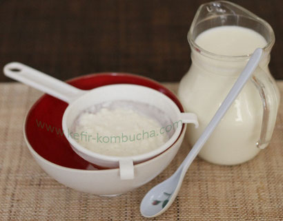ustensiles kefir de lait