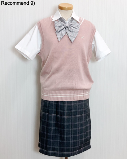 school-format 制服着用例女子9