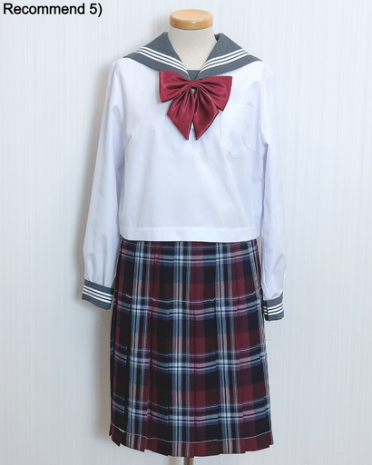 school-format 制服着用例女子5