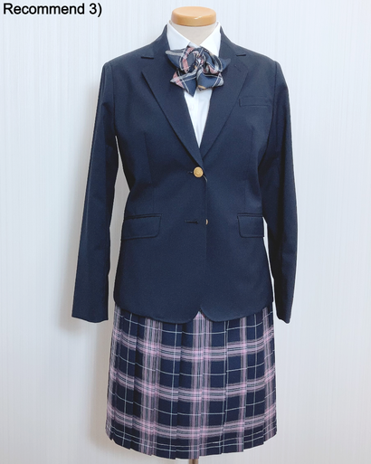 school-format 制服着用例女子3