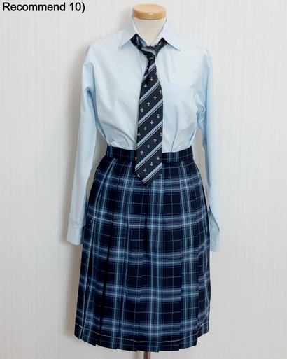 school-format 制服着用例女子10