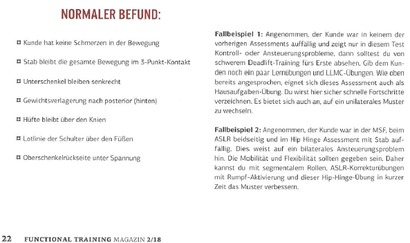 Robert Rath Hip Hinge Personaltraining Dead Lift  Kreuzheben Rudern Kniebeugen Assessment Screen