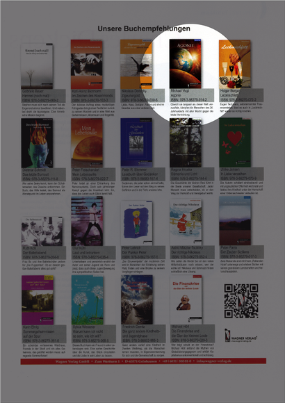Wagner Verlag - Anzeige - Neue Bücher - Agonie