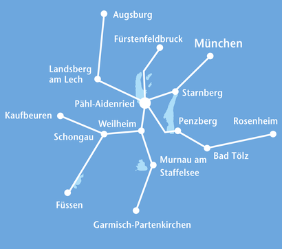 So finden Sie zu Annete Fattah – Anfahrt Pähl Aidenried