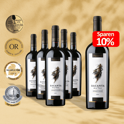 6-er Weinpaket Bacanta Feteasca Neagra - Schwarzmädchentraube 2021