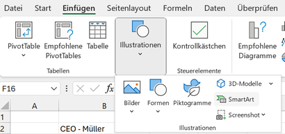 Excel Organigramm Vorlage