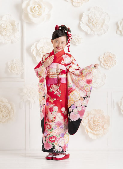 札幌市のフォトスタジオで七五三写真撮影