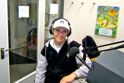 Erik im alten Radiostudio - 2005