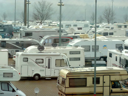 Wohnmobilstellplatz an der Messe Stuttgart