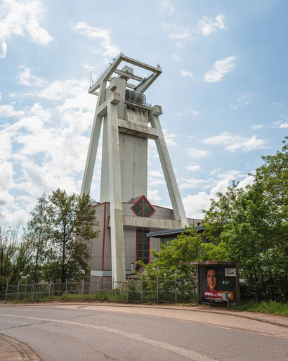 Grube Göttelborn, Schacht IV in Quierschied im Saarland (Gruben im Saarland)