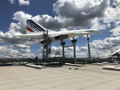 Air France Concorde in Sinsheim – Außenansicht im Technikmuseum