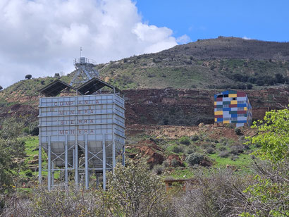 Stillgelegte Eisenmine Sierra Menera.