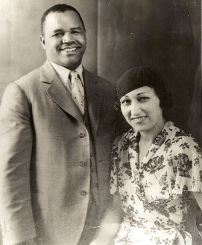 Nella foto Abraham Lincoln Manley e Effa Manley