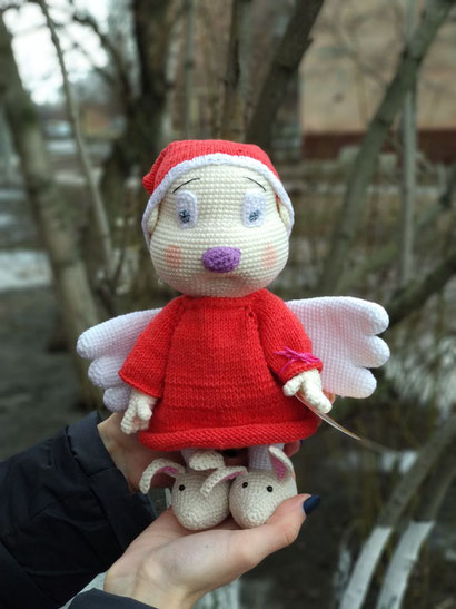 лелик из барбариков, амигуруми, игрушка крючком