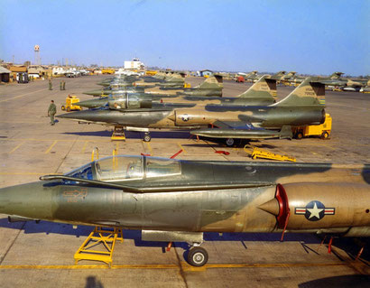 Lo Schieramento degli F-104 a DaNang.