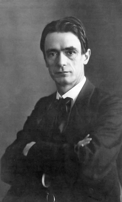 Dr. Rudolf Steiner (1861-1925, Begründer der Anthroposophie) / Aufnahme von Otto Rietmann um 1905
