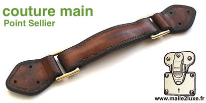 Couture main point sellier savoir faire d'excellence