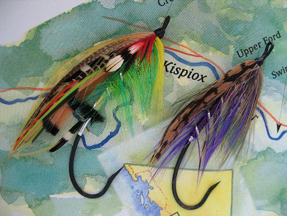 Salmon Steelhead Fly Green Highlander