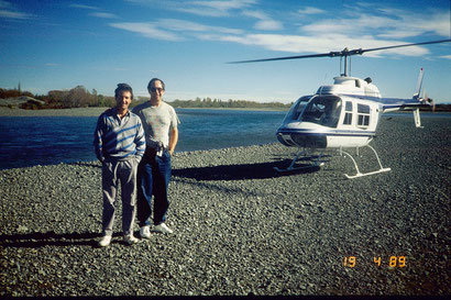Mit Noel Turner auf der Südinsel Neuseelands 1989