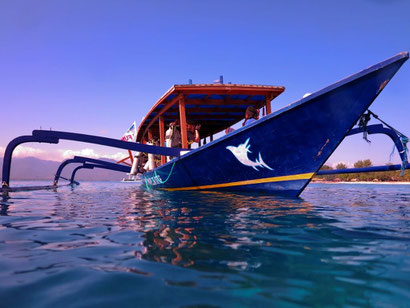 Traditional Indonesian Dive boat