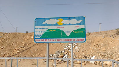 Handy sign explaining the fact that the dead sea is indeed, below sea level. Dante Harker