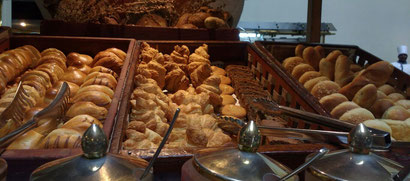 Just the pastry section of the buffet breakfast at the Laico Regency Nairobi. Dante Harker